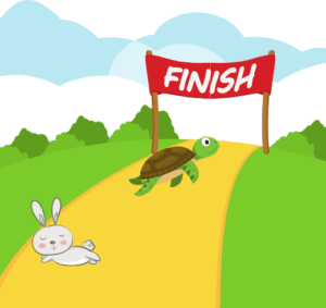 The Hare and the tortoise moral story for kids